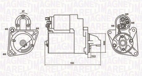 063721053010 MAGNETI MARELLI Стартер