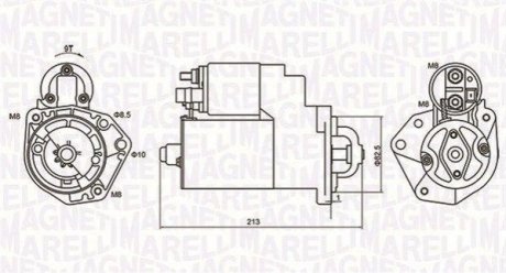 063720880010 MAGNETI MARELLI Стартер