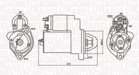 063720612010 MAGNETI MARELLI Стартер