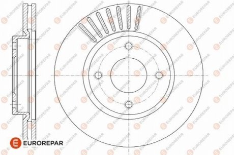 1642778380 Eurorepar EUROREPAR ДИСК ГАЛЬМ?ВНИЙ ПЕРЕДН?Й