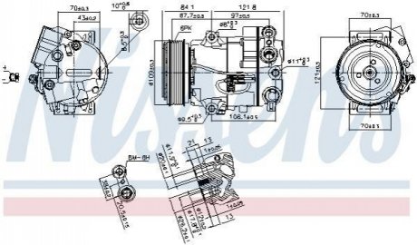 890259 NISSENS Компресор кондиционера