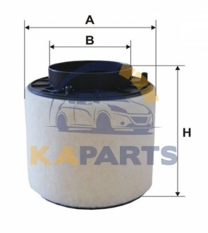 WA9638 WIX FILTERS Фильтр повітряний