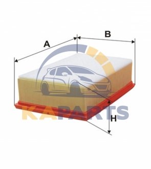 WA9595 WIX FILTERS Фільтр повітряний