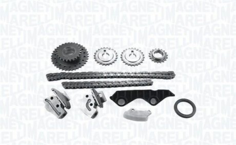 341500000260 MAGNETI MARELLI MAGNETI MARELLI NISSAN ДО-кт ланцюга грм.Micra 1.0 -03 (2шт.ланцюг + 2шт.натягувач + 4шт. шестерні+ 2 заспокоювача + сальник)