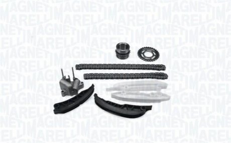 341500000370 MAGNETI MARELLI MAGNETI MARELLI BMW К-кт ланцюга приводу р-вала (2 ланцюга+4 направляючі + натягувач) M47N,M57,M57N