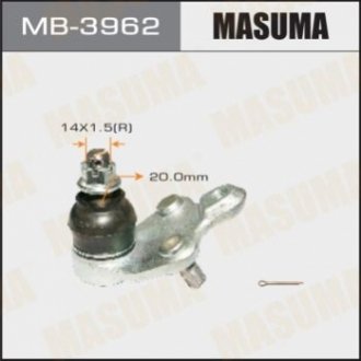 MB3962 MASUMA Опора шаровая передняя нижняя AVENSIS/ AZT250 AZT251 (MB3962) MASUMA