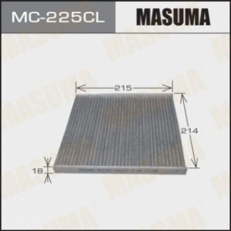 MC225CL MASUMA Фильтр салона AC-102 угольный (MC225CL) MASUMA