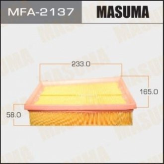 MFA2137 MASUMA Фильтр воздушный A-2014 (MFA2137) MASUMA