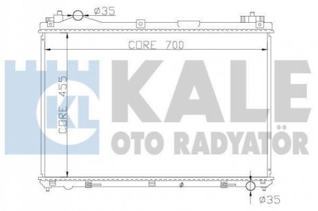 365400 KALE OTO RADYATOR KALE SUZUKI Радиатор охлаждения Grand Vitara II 1.6/2.7/3.2 05-