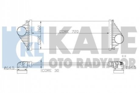 343200 KALE OTO RADYATOR KALE DB Интеркулер Sprinter 2.2CDI,VW LT28-46 2.5TDI 95-