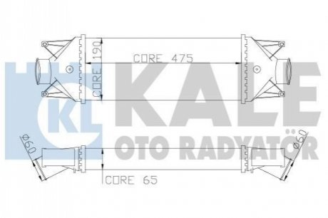 347200 KALE OTO RADYATOR KALE FIAT Интеркулер Daily III,IV 2.3/3.0d 06-