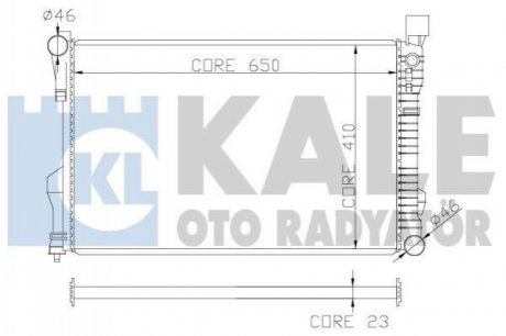 360600 KALE OTO RADYATOR KALE DB Радиатор охлаждения W203 1.8/5.5 00-