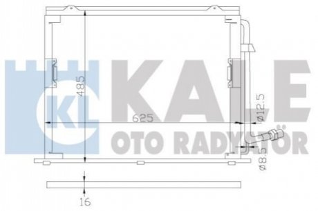 392400 KALE OTO RADYATOR KALE DB Радіатор кондиціонера S-Class W140