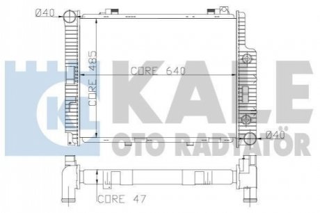 361600 KALE OTO RADYATOR KALE DB Радиатор охлаждения W210 2.9TD 96-