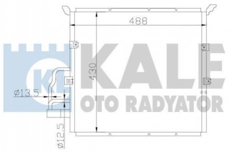 385100 KALE OTO RADYATOR KALE BMW Радиатор кондиционера 3 E36,Z3