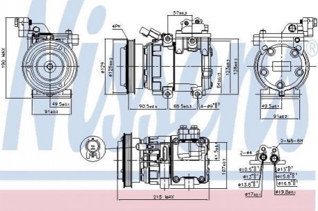 89085 NISSENS Компресор кондиционера