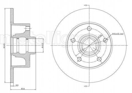 800-394 CIFAM CIFAM VW Диск тормозной задн.Audi A4 94- (245*10)