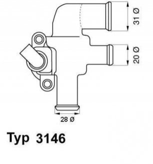 3146.90D WAHLER Термостат