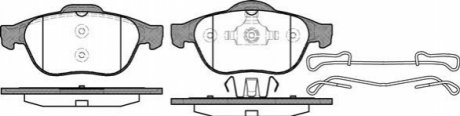 P943310 WOKING Колодки тормозные дисковые Renault Laguna II Espace IV / перед ATE ver. (P9433.1