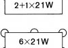 4LZ 003 750-401 HELLA HELLA DB Реле поворотов 12V 5 полюсов 2+1x21 Вт Bora,Golf III,IV,V,Passat,T4 (фото 2)