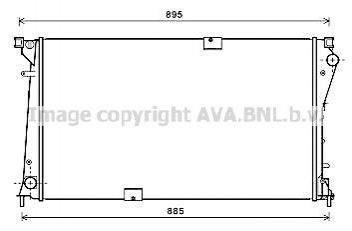 RTA2490 AVA COOLING Радиатор охлаждения двигателя (RTA2490) AVA