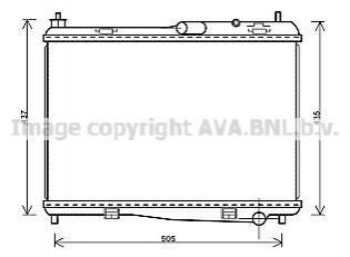 FD2440 AVA COOLING Радиатор охлаждения двигателя (FD2440) AVA