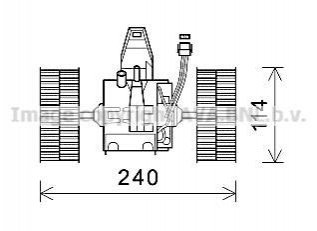 BW8491 AVA COOLING Компресор салону