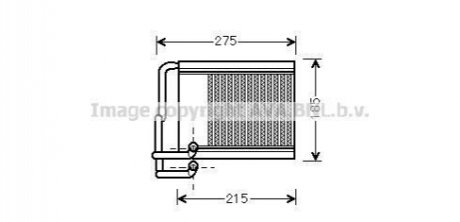 HY6213 AVA COOLING Теплообмінник, Система опалення салону