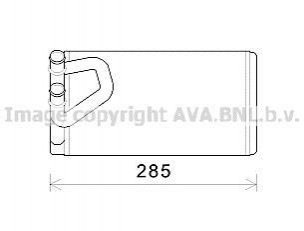 DN6373 AVA COOLING Теплообмінник, Система опалення салону