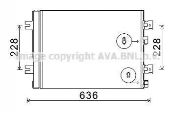 RTA5467D AVA COOLING Радиатор кондиционера (RTA5467D) AVA