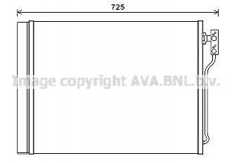 BWA5435D AVA COOLING Радиатор кондиционера (BWA5435D) AVA