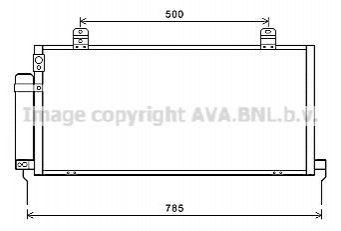 MTA5221D AVA COOLING Радиатор кондиционера (MTA5221D) AVA