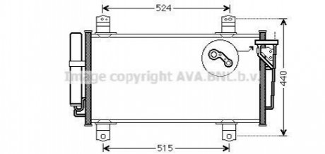 MZA5231D AVA COOLING Радіатор кодиціонера