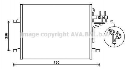 FDA5483 AVA COOLING Радіатор кодиціонера