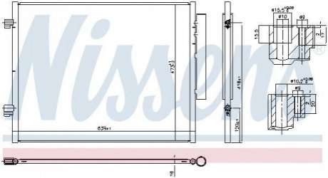 941066 NISSENS Радиатор кондиционера First Fit