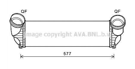 BWA4543 AVA COOLING Охолоджувач наддувального повітря