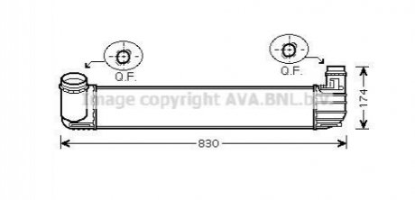 RTA4411 AVA COOLING Интеркулер (RTA4411) AVA