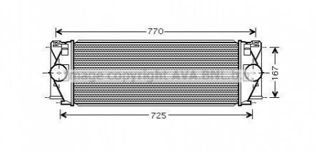 MS4396 AVA COOLING Интеркулер (MS4396) AVA