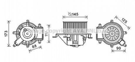 PE8390 AVA COOLING Компресор салону