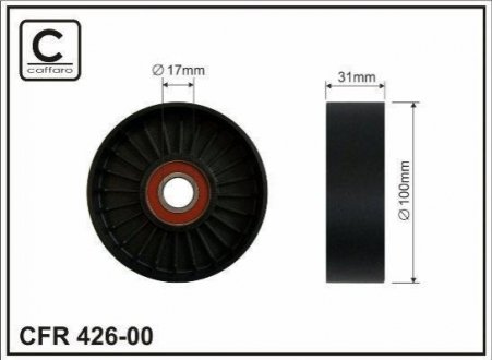 42600 CAFFARO Ролік натяжний