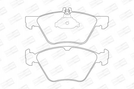 571876CH CHAMPION CHAMPION DB гальмівні колодки передн.W210 97-