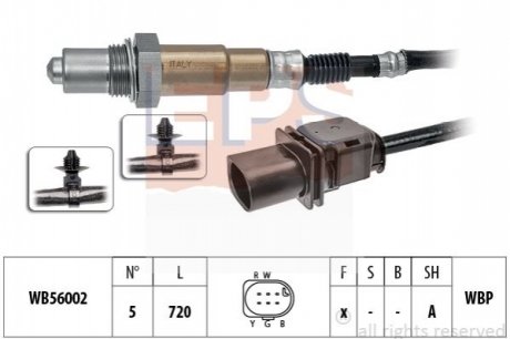 1.998.478 EPS EPS CITROEN Лямбда-зонд C4 GRAND PICASSO 1.6 08-, DS3 1.6 11-, PEUGEOT 207 1.4/1.6 07-