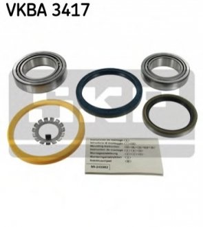 VKBA 3417 SKF SKF DB підшипник колеса передній W463 G/GE/GD 90-,Sprinter 97- 4x4