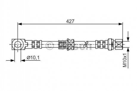 1 987 476 690 BOSCH Шланг гальмівний