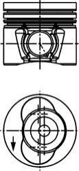 40734620 KOLBENSCHMIDT Поршень комплект VW LT 28-35,28-46 2,5 AVR BBR TDI