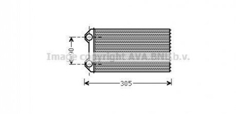 RTA6439 AVA COOLING Теплообмінник, Система опалення салону