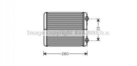 RT6344 AVA COOLING Теплообмінник, Система опалення салону