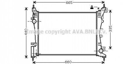 FTA2318 AVA COOLING Радиатор, Система охлаждения двигателя