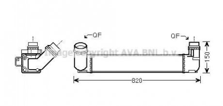 RTA4412 AVA COOLING Охолоджувач наддувального воздуха