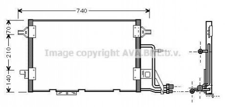 AI5137 AVA COOLING Радиатор кодиціонера